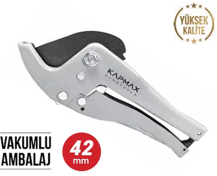 KAPMAX GRİ PVC BORU KESME MAKASI OTOMATİK 42 MM 1 KOLİ: